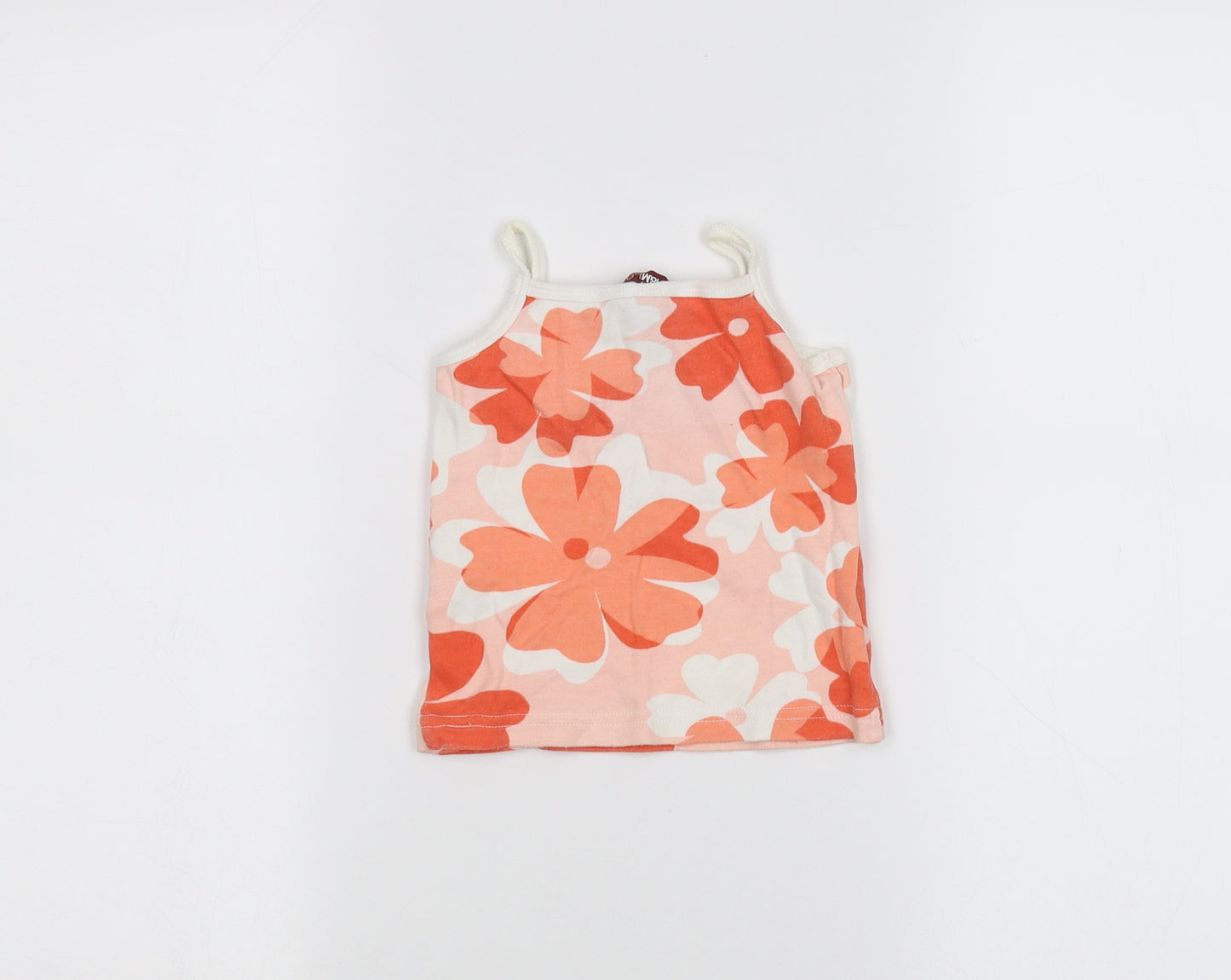 H&M Baby Pink Floral  Basic T-Shirt Size 12-18 Months