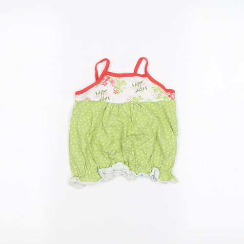 Adams Baby Baby Green Polka Dot  Basic T-Shirt Size 12-18 Months