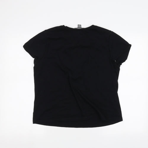 Primark Womens Black   Basic T-Shirt Size M