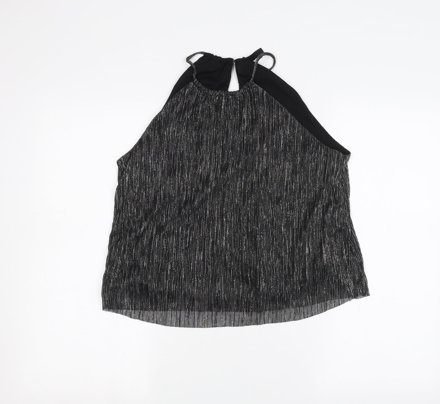 H&M Womens Black   Basic T-Shirt Size 14