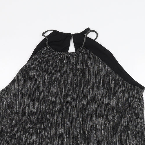 H&M Womens Black   Basic T-Shirt Size 14