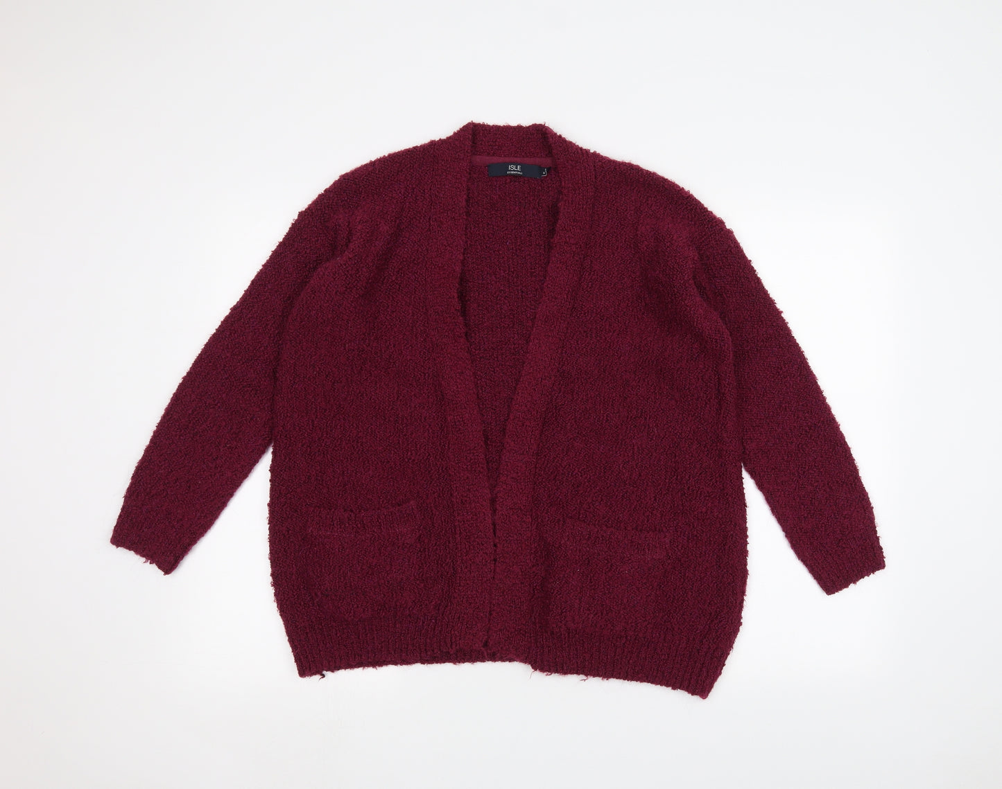 ISLE Womens Purple   Jacket Coatigan Size S