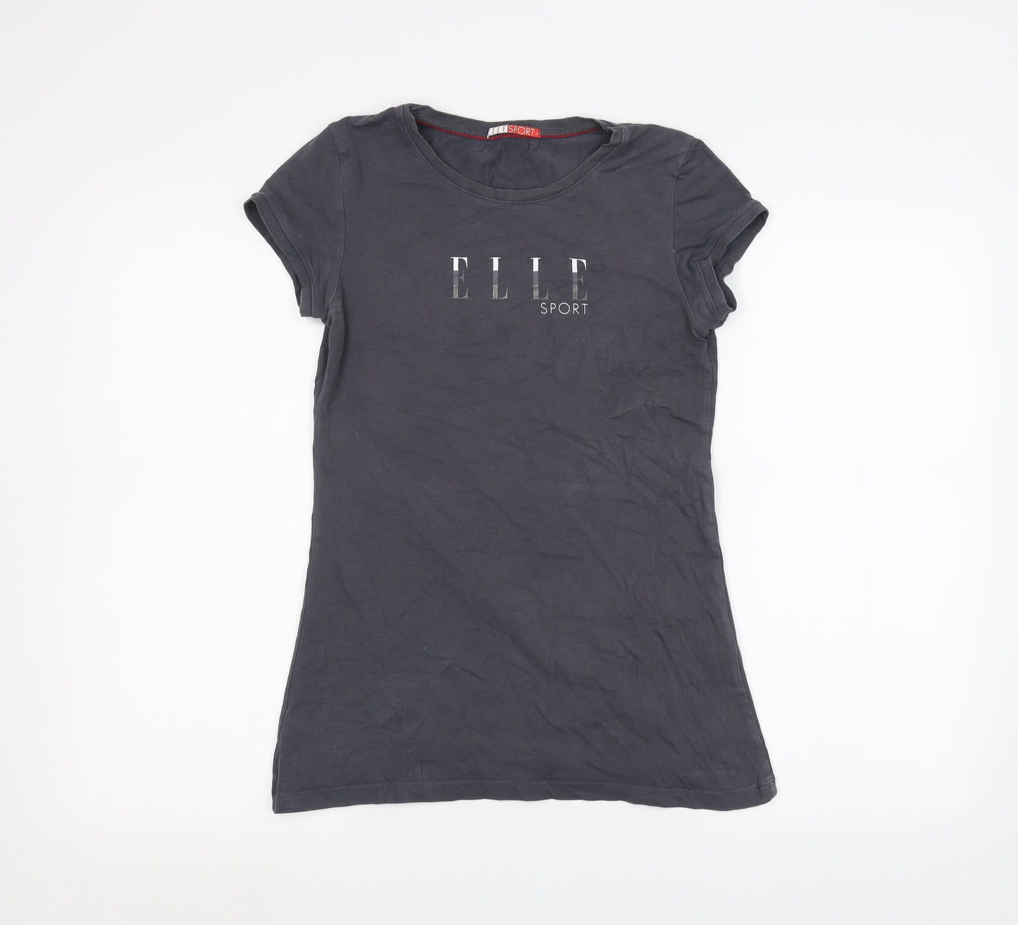 Elle Sport Womens Grey   Basic T-Shirt Size M