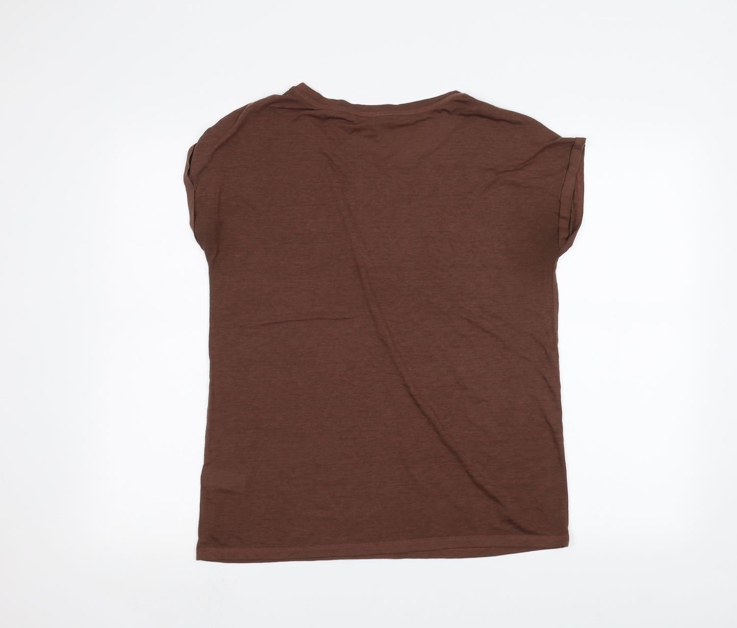 NEXT Womens Brown   Basic T-Shirt Size 10