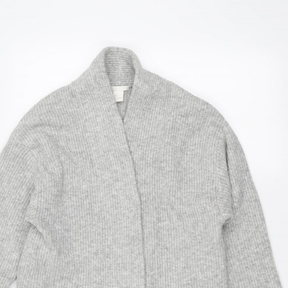 H&M Womens Grey   Jacket Coatigan Size S