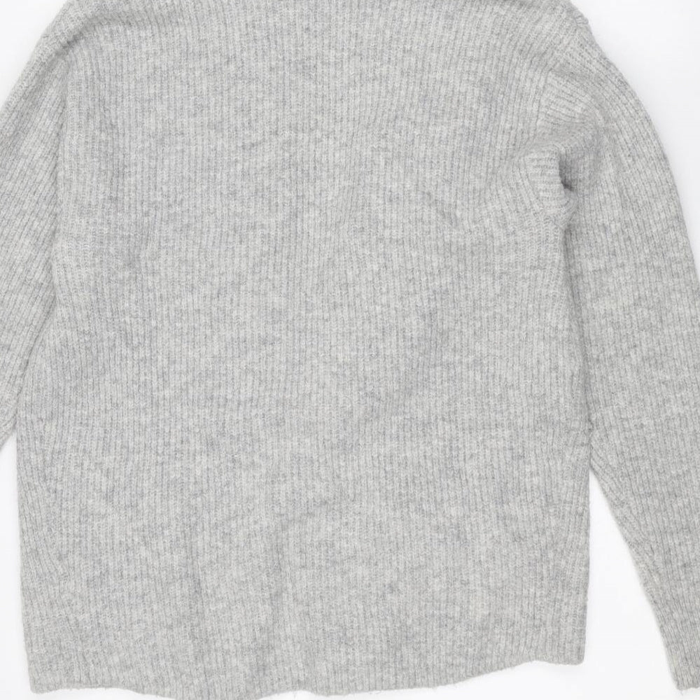 H&M Womens Grey   Jacket Coatigan Size S