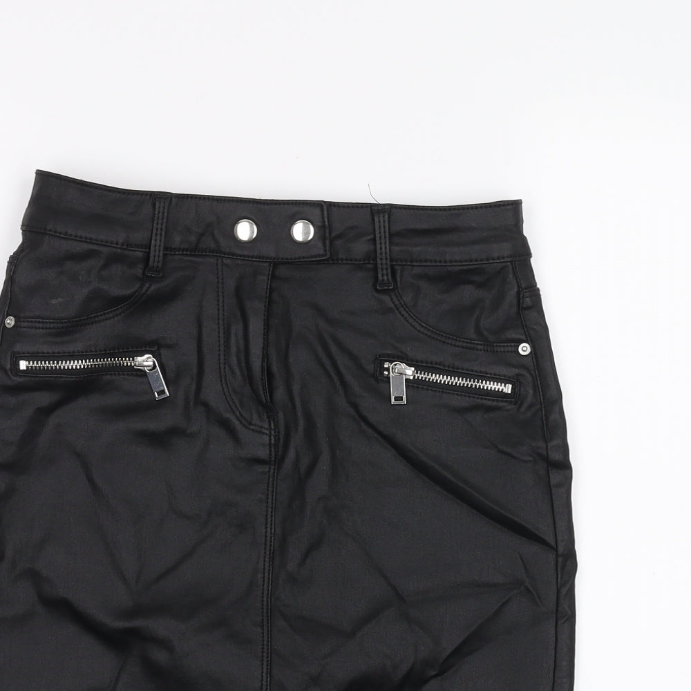 NEXT Womens Black   A-Line Skirt Size 6