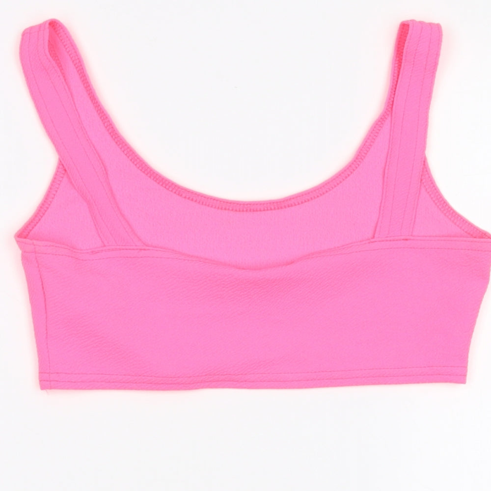 Boohoo Womens Pink   Basic Tank Size 8