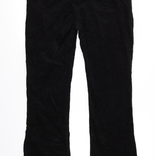 M&S Womens Black   Straight Jeans Size 16 L38 in