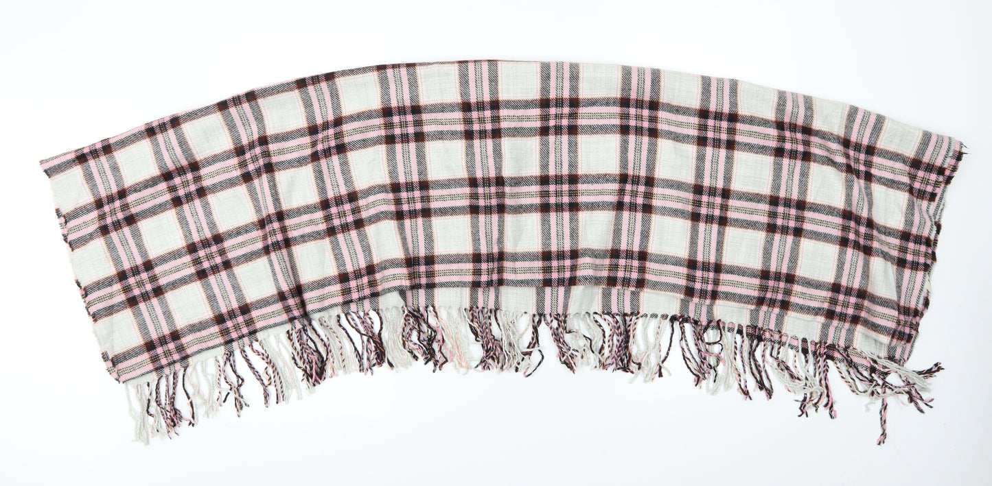 Preworn Womens Multicoloured Plaid   Scarf