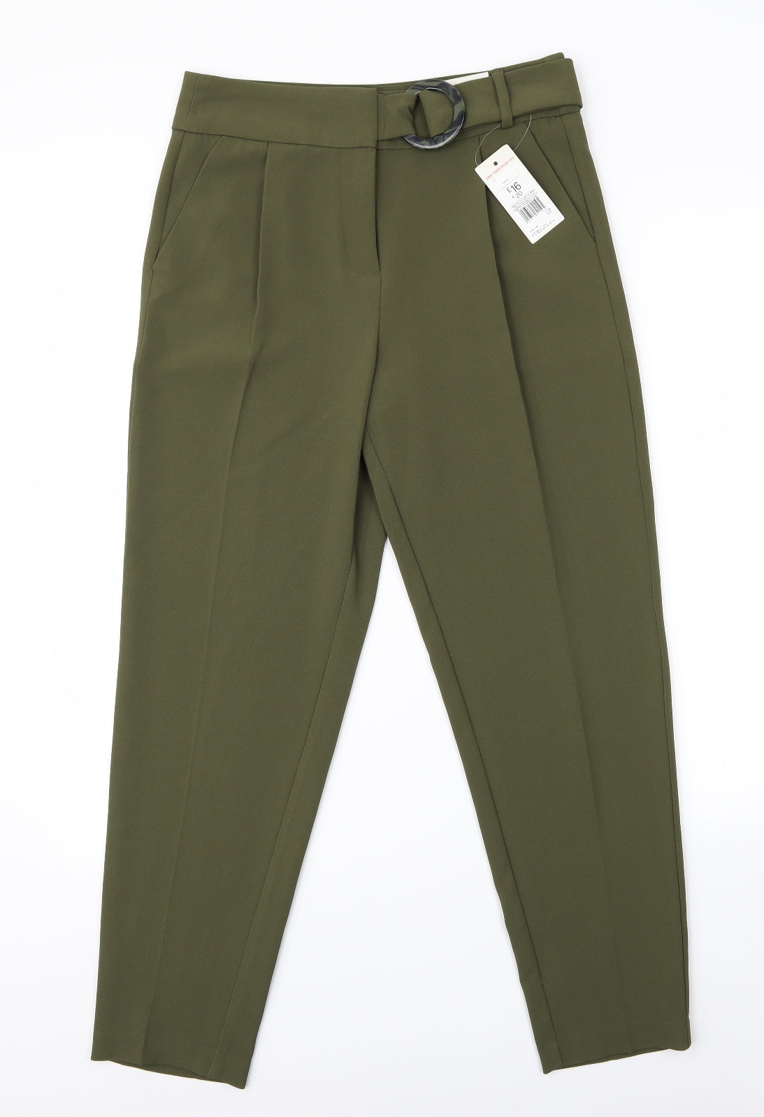 F&F Womens Green   Trousers  Size 8 L34 in