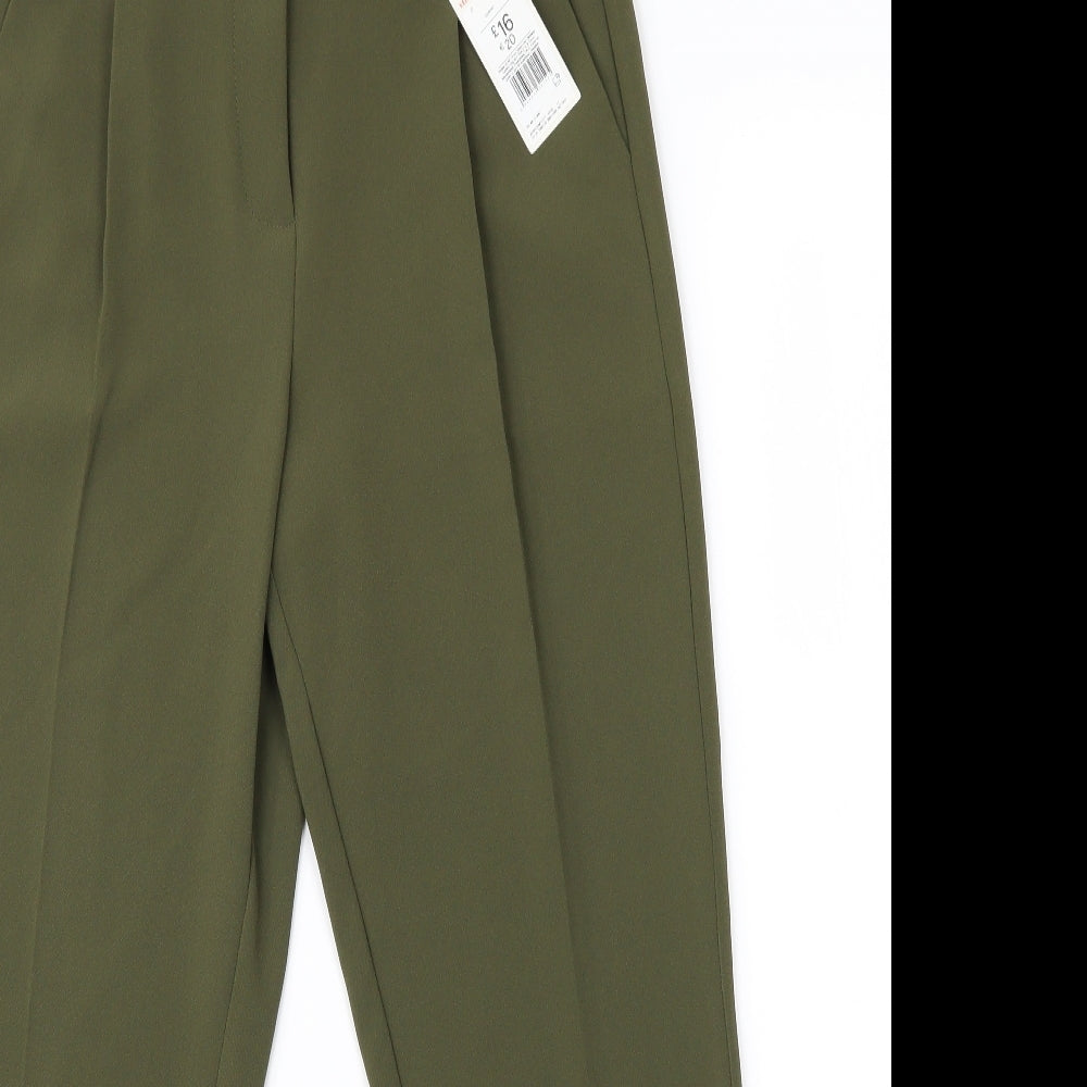 F&F Womens Green   Trousers  Size 8 L34 in