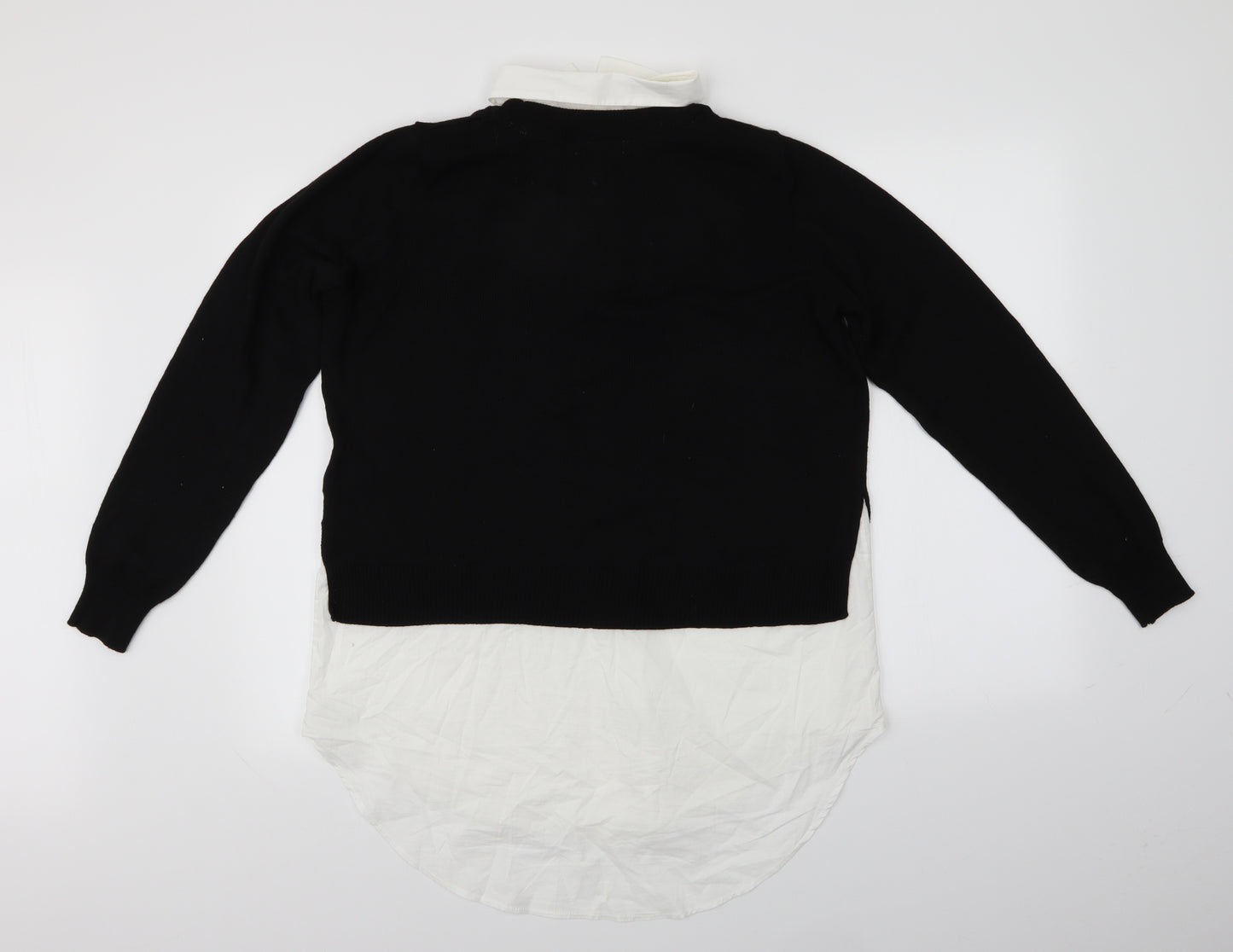 H&M Womens Black   Pullover Jumper Size M