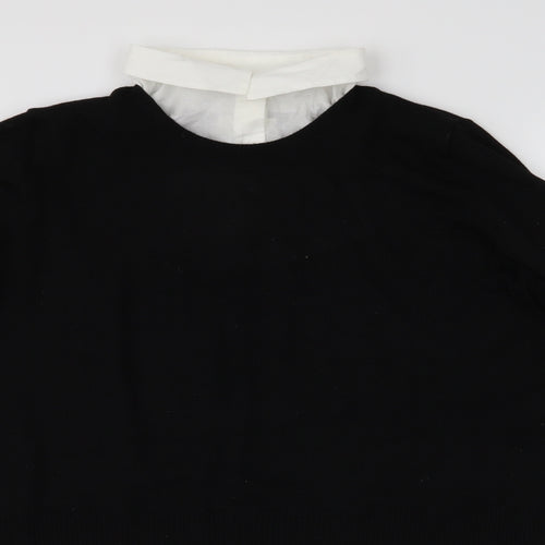 H&M Womens Black   Pullover Jumper Size M
