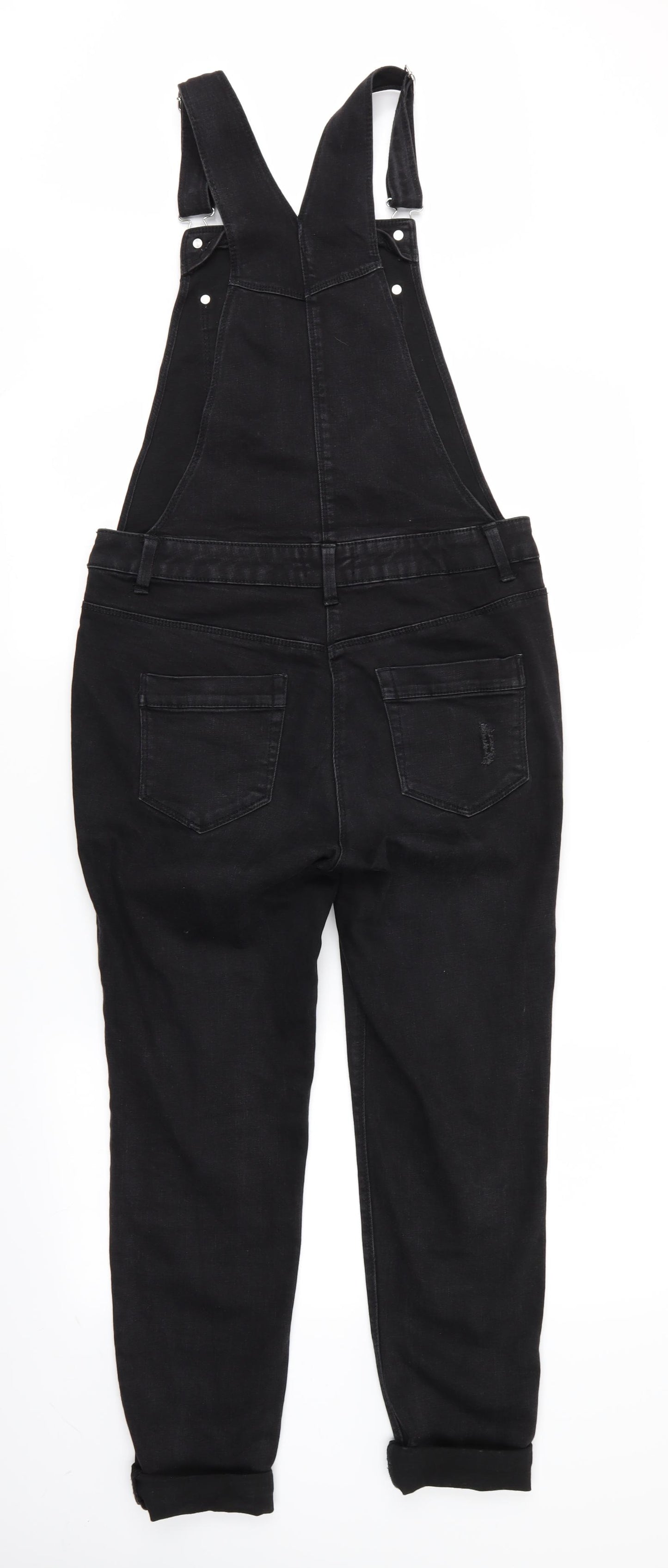 Denim Womens Black   Dungarees Trousers Size 10 L32 in