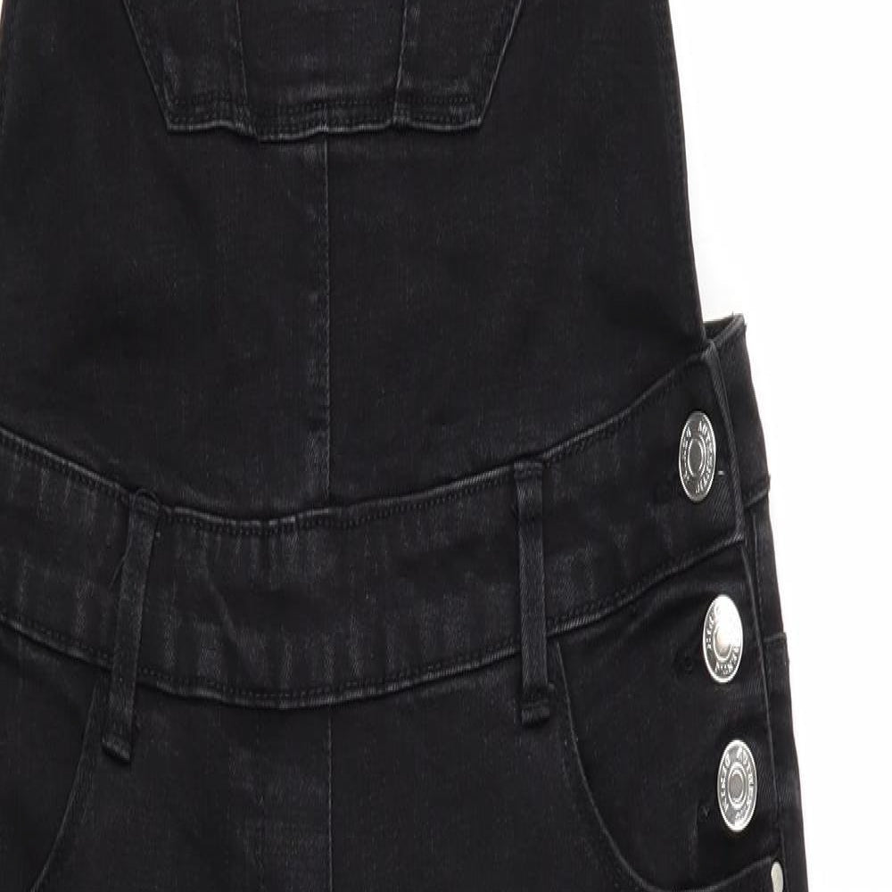 Denim Womens Black   Dungarees Trousers Size 10 L32 in