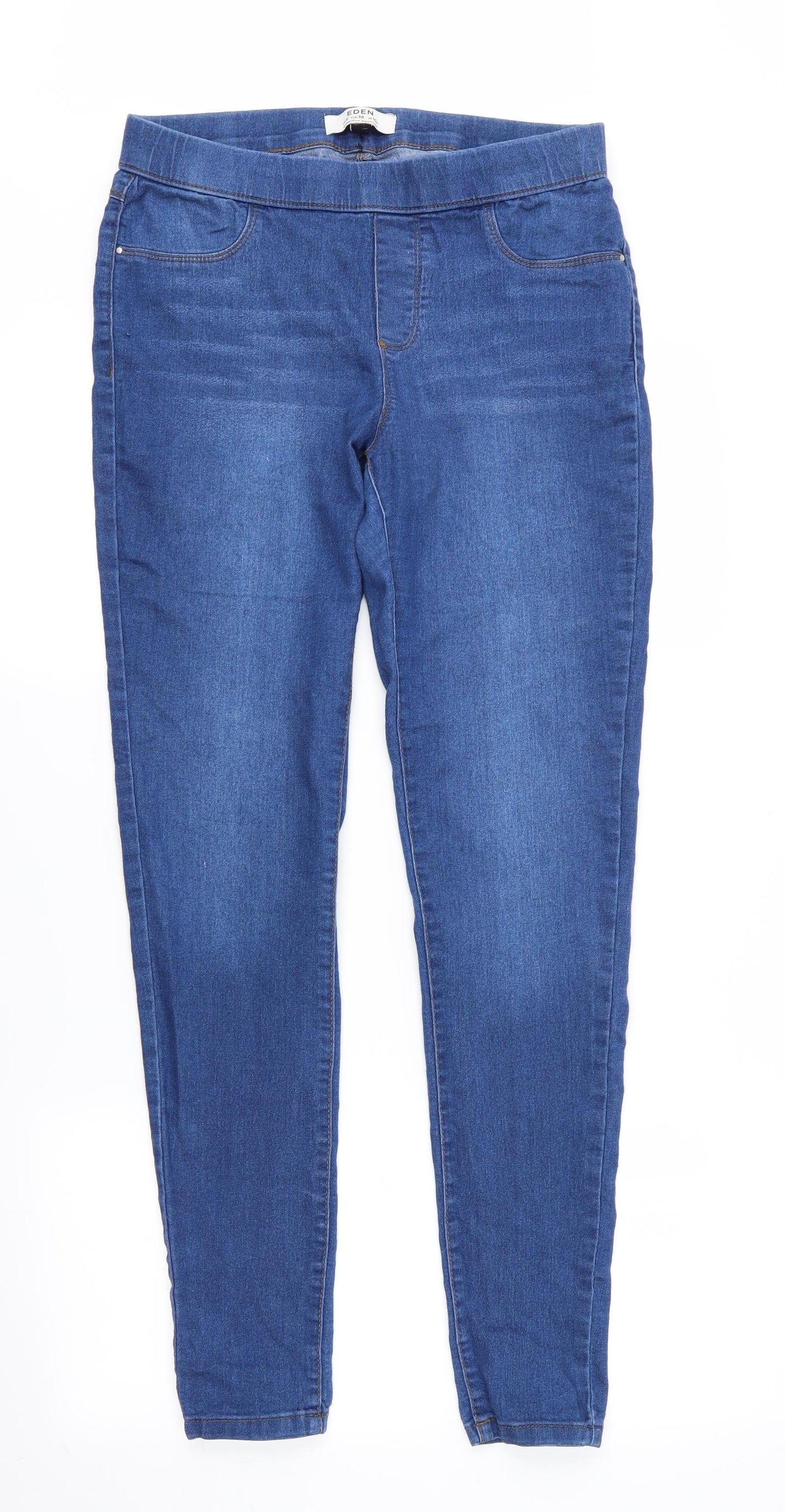 Eden Womens Blue   Jegging Leggings Size 10 L32 in