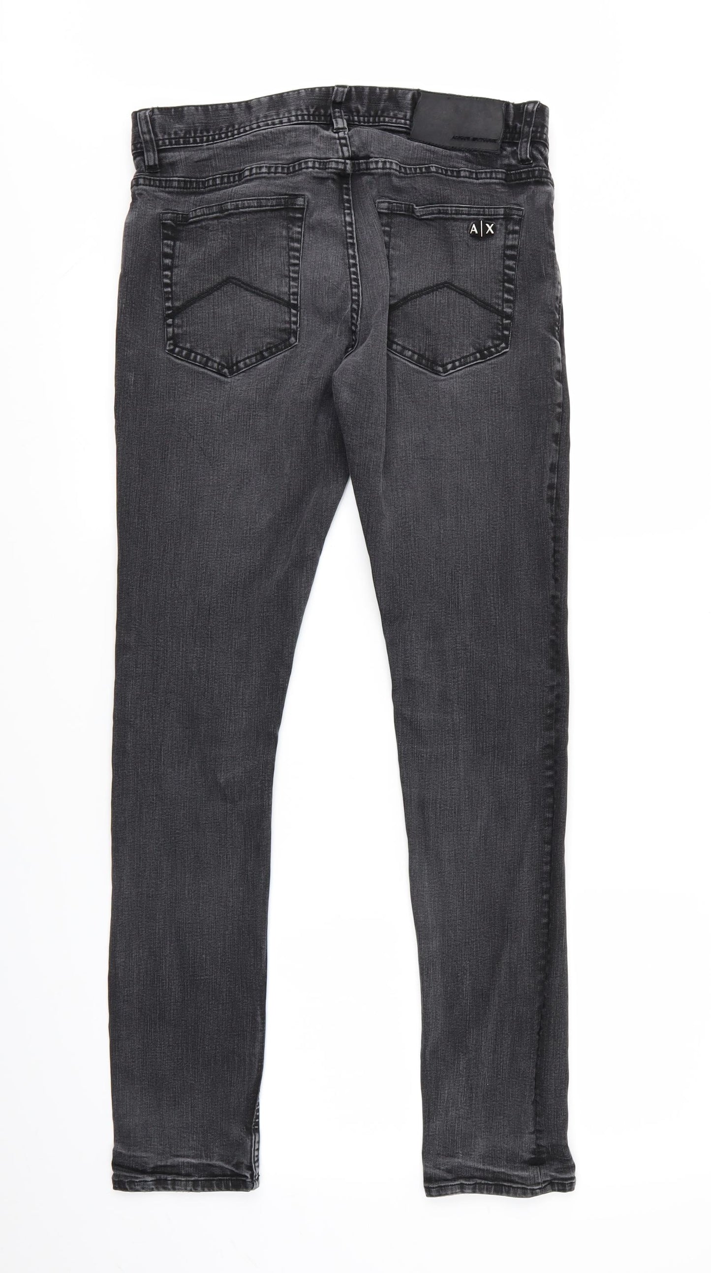 Armani Exchange Mens Grey   Skinny Jeans Size 32 L32 in