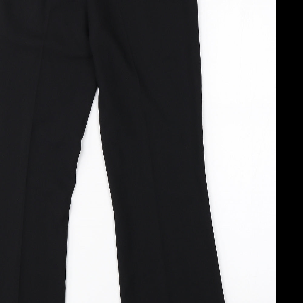 George Womens Black   Dress Pants Trousers Size 10 L28 in - bootcut