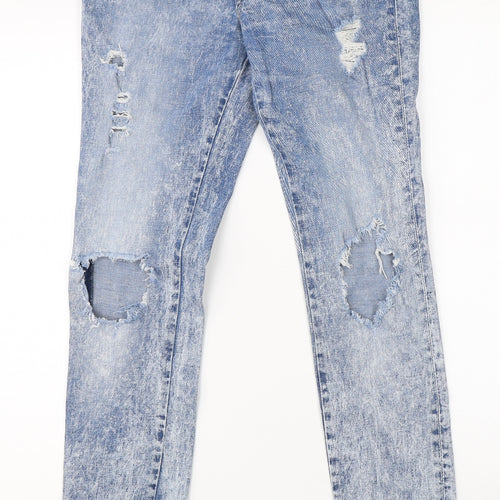 CKH Womens Blue  Denim Skinny Jeans Size 8 L29 in