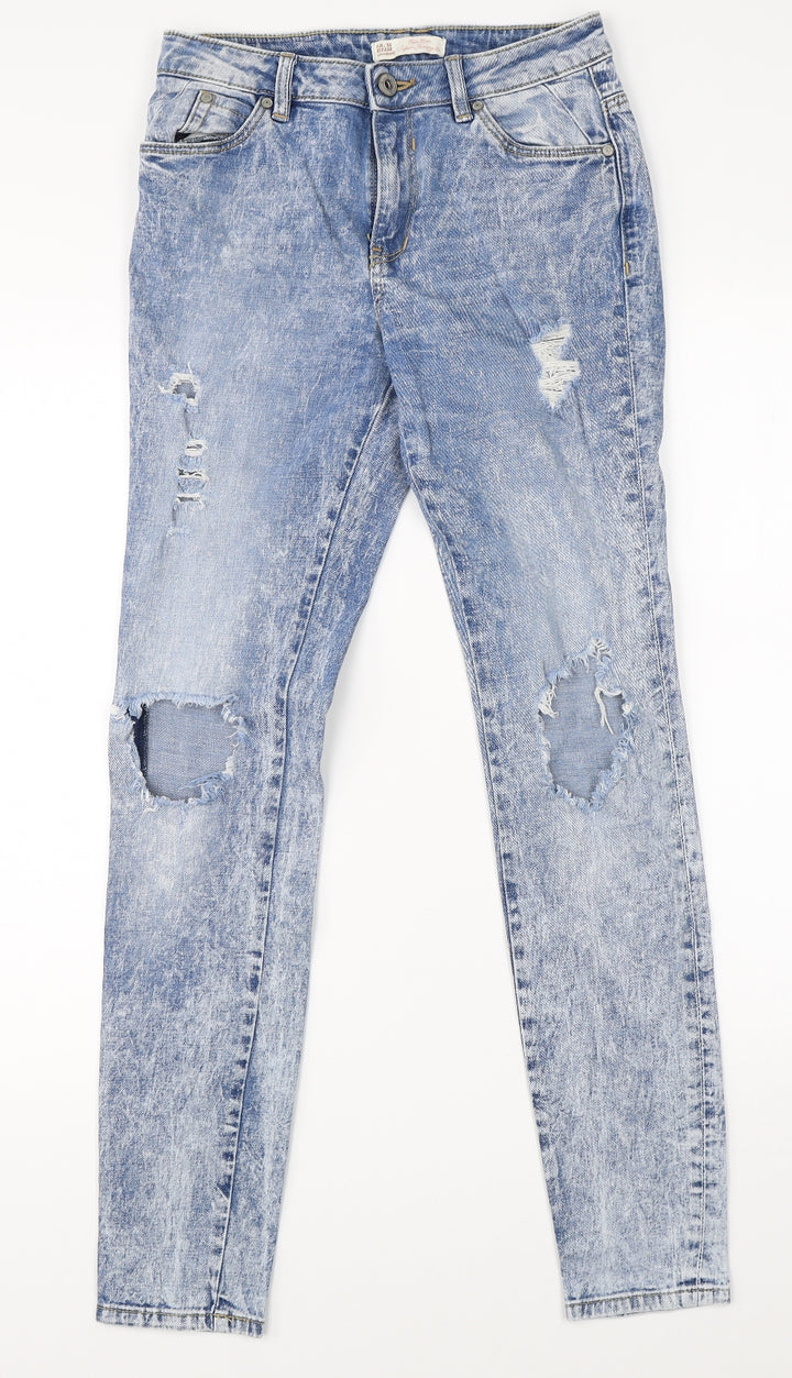 CKH Womens Blue Denim Skinny Jeans Size 8 L29 in
