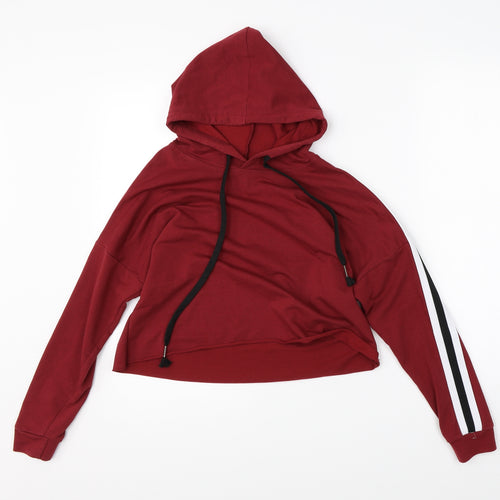 Preworn Womens Red   Shrug Hoodie Size S  - cropped
