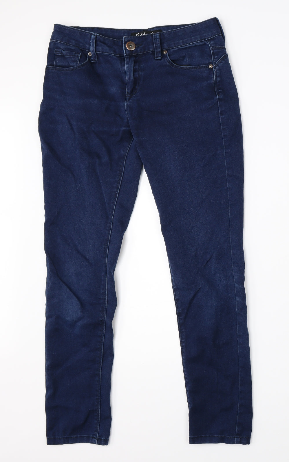 Preworn Womens Beige   Straight Jeans Size 10 L27 in
