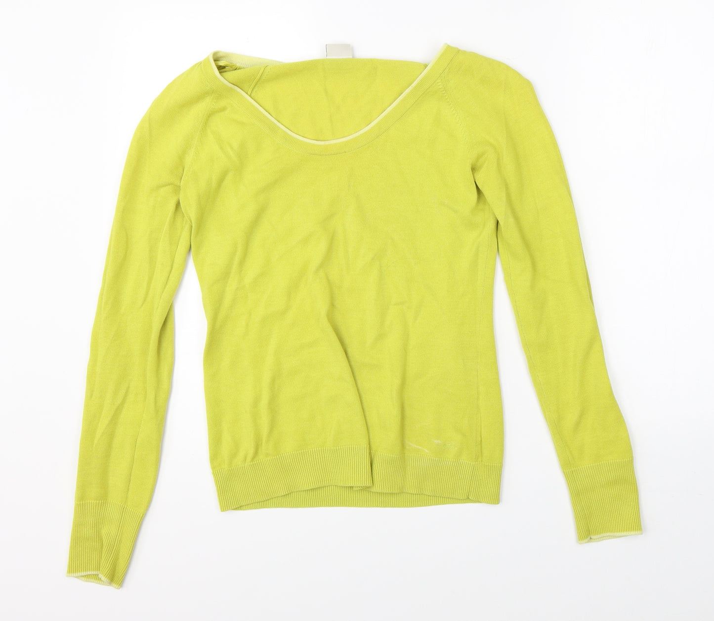 Espirit Womens Yellow   Pullover Jumper Size S