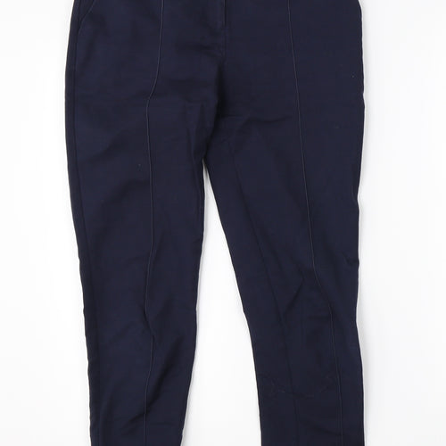 Warehouse Womens Blue   Chino Trousers Size 6 L24 in