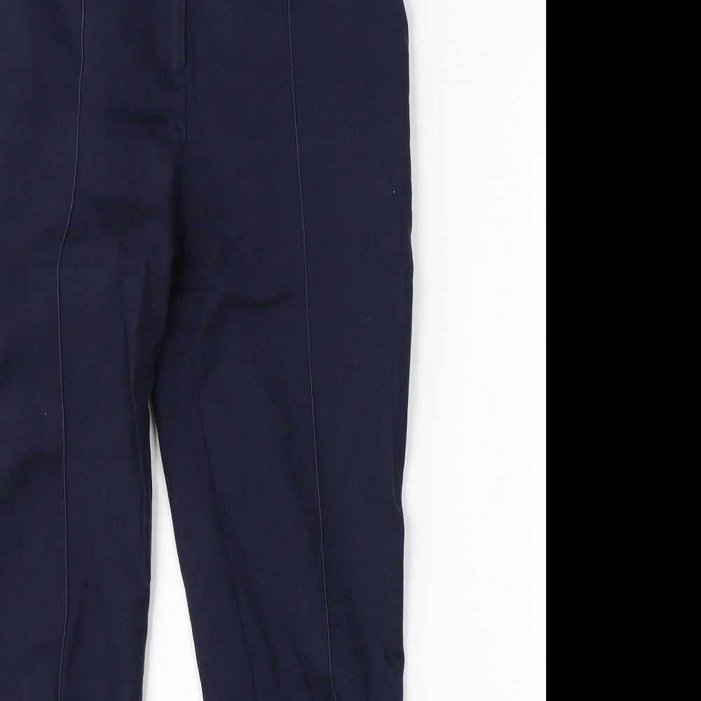 Warehouse Womens Blue   Chino Trousers Size 6 L24 in