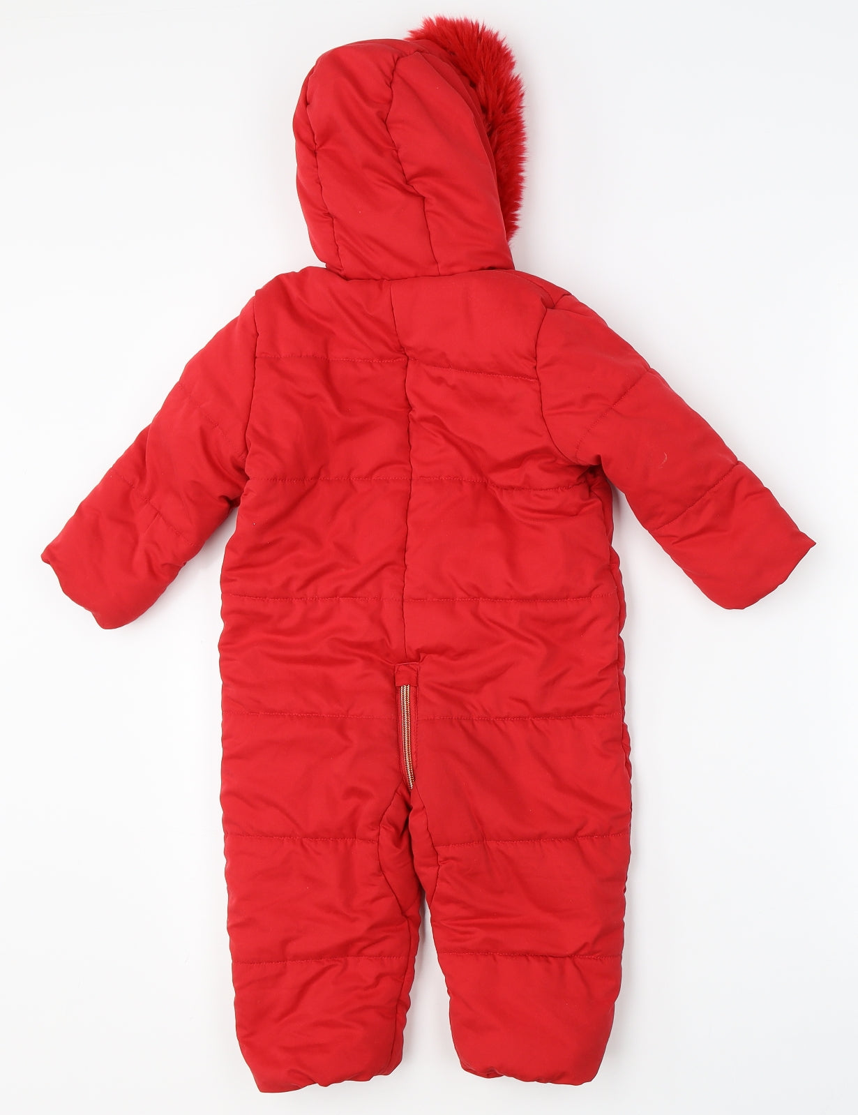 George Girls Red   Coverall One-Piece Size 12-18 Months  - disney minnie mouse