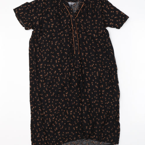 Debenhams Womens Black   T-Shirt Dress  Size 8