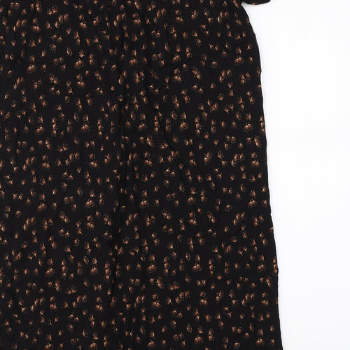 Debenhams Womens Black   T-Shirt Dress  Size 8