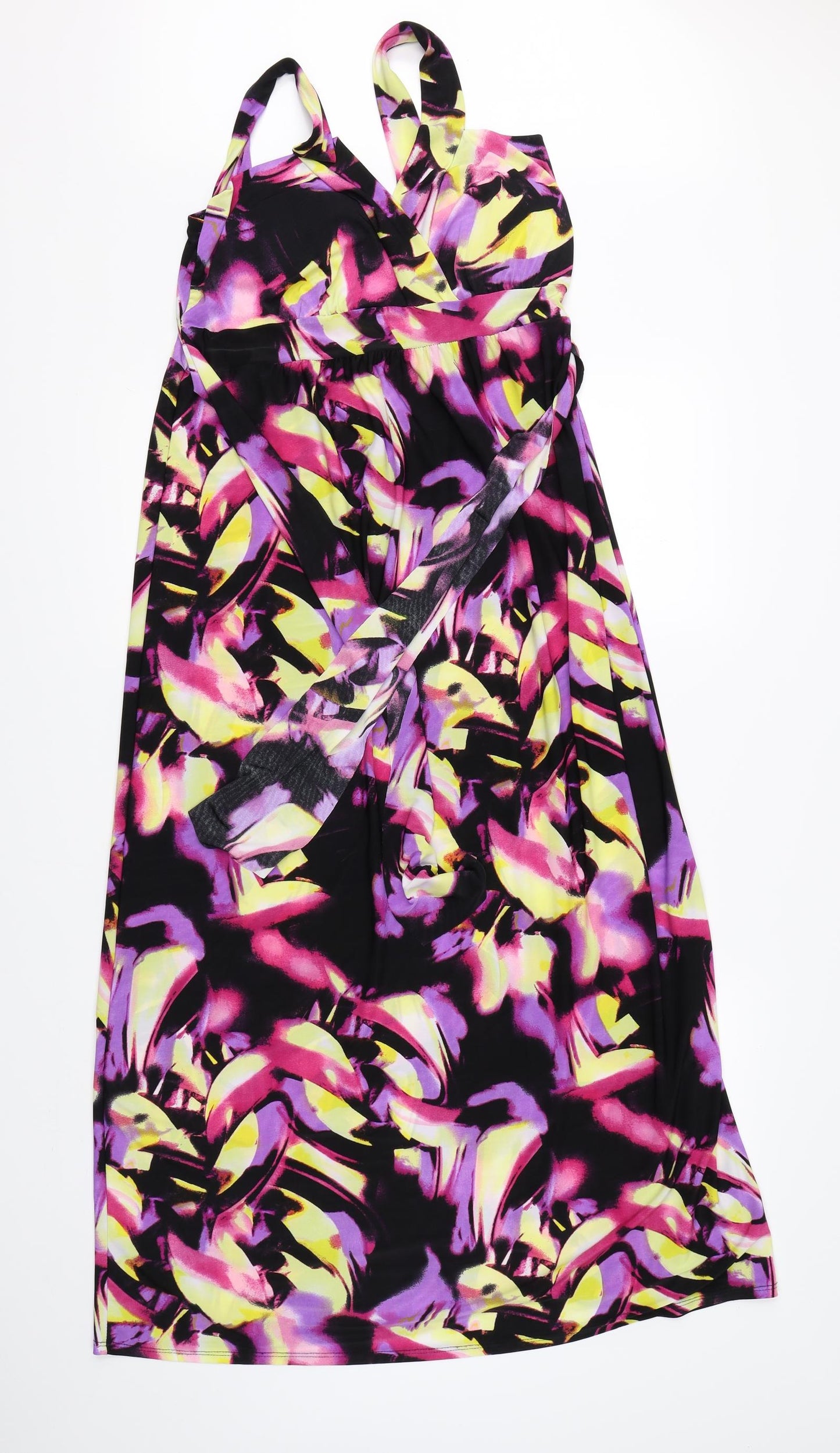 Pretty Young Thing Womens Multicoloured Floral  Shift  Size L