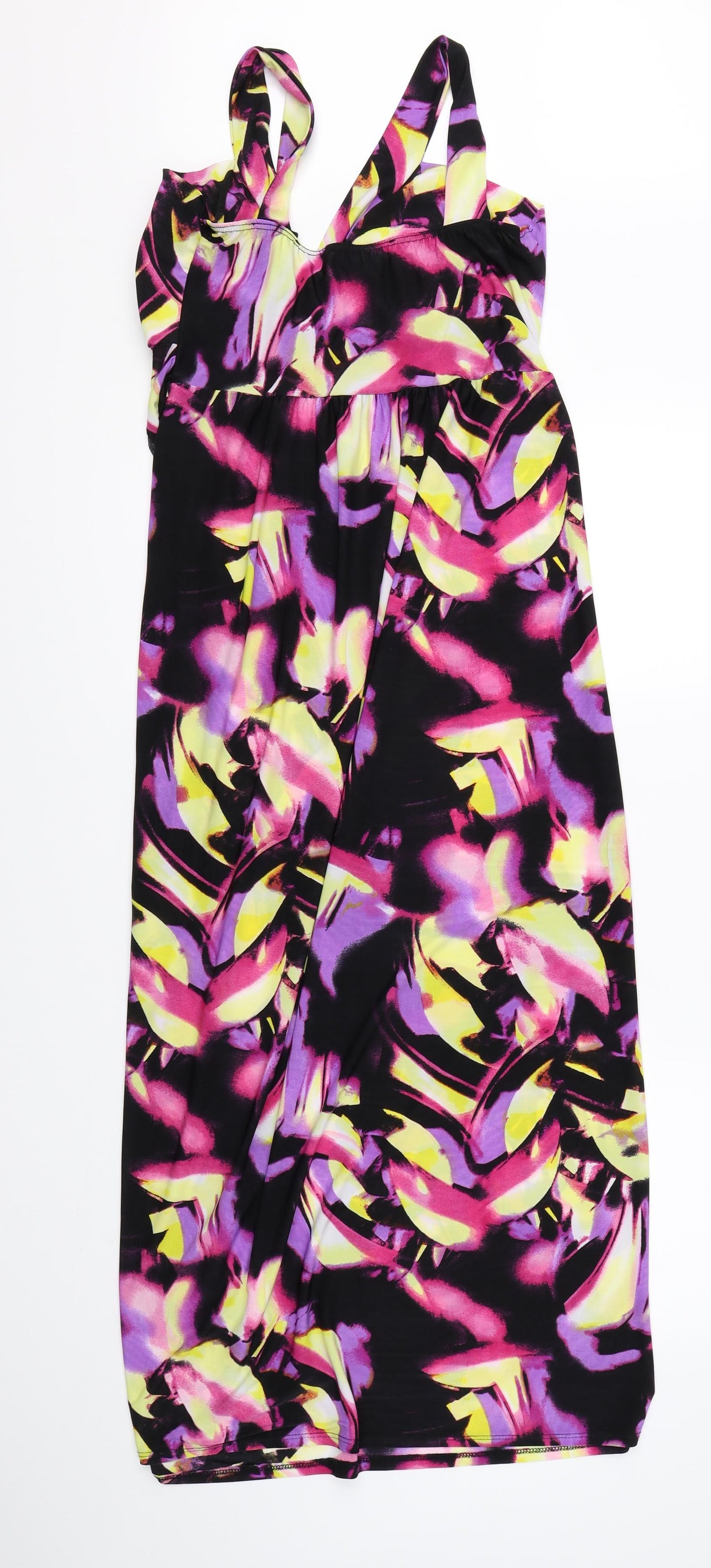 Pretty Young Thing Womens Multicoloured Floral  Shift  Size L