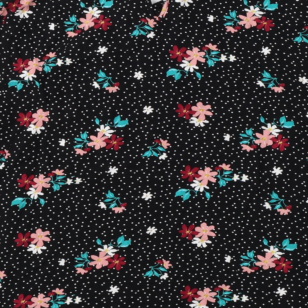 Matalan Womens Black Polka Dot  Basic Blouse Size 20