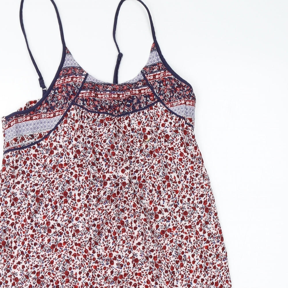 Marks & Spencer Womens Red Floral  Shift  Size 12
