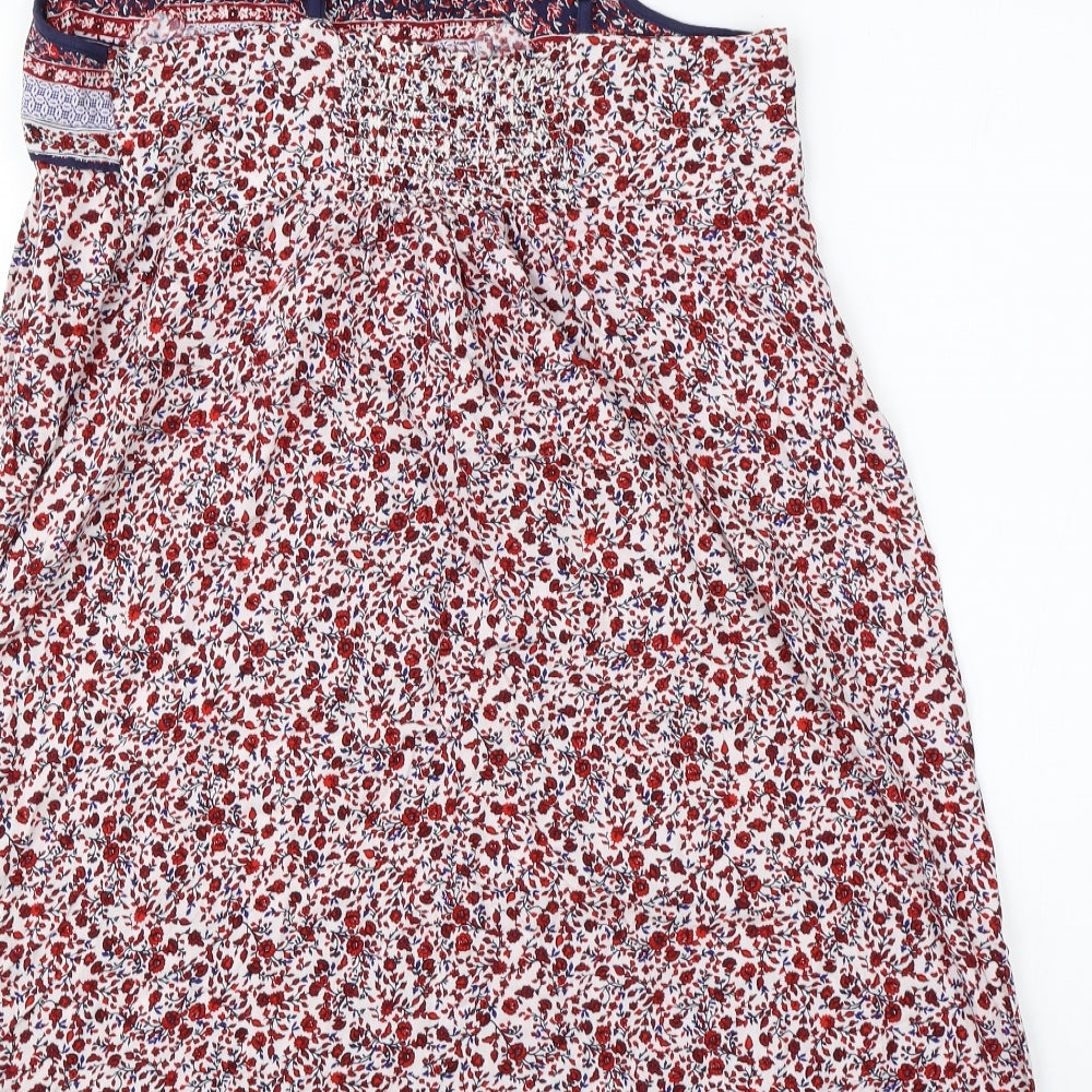 Marks & Spencer Womens Red Floral  Shift  Size 12
