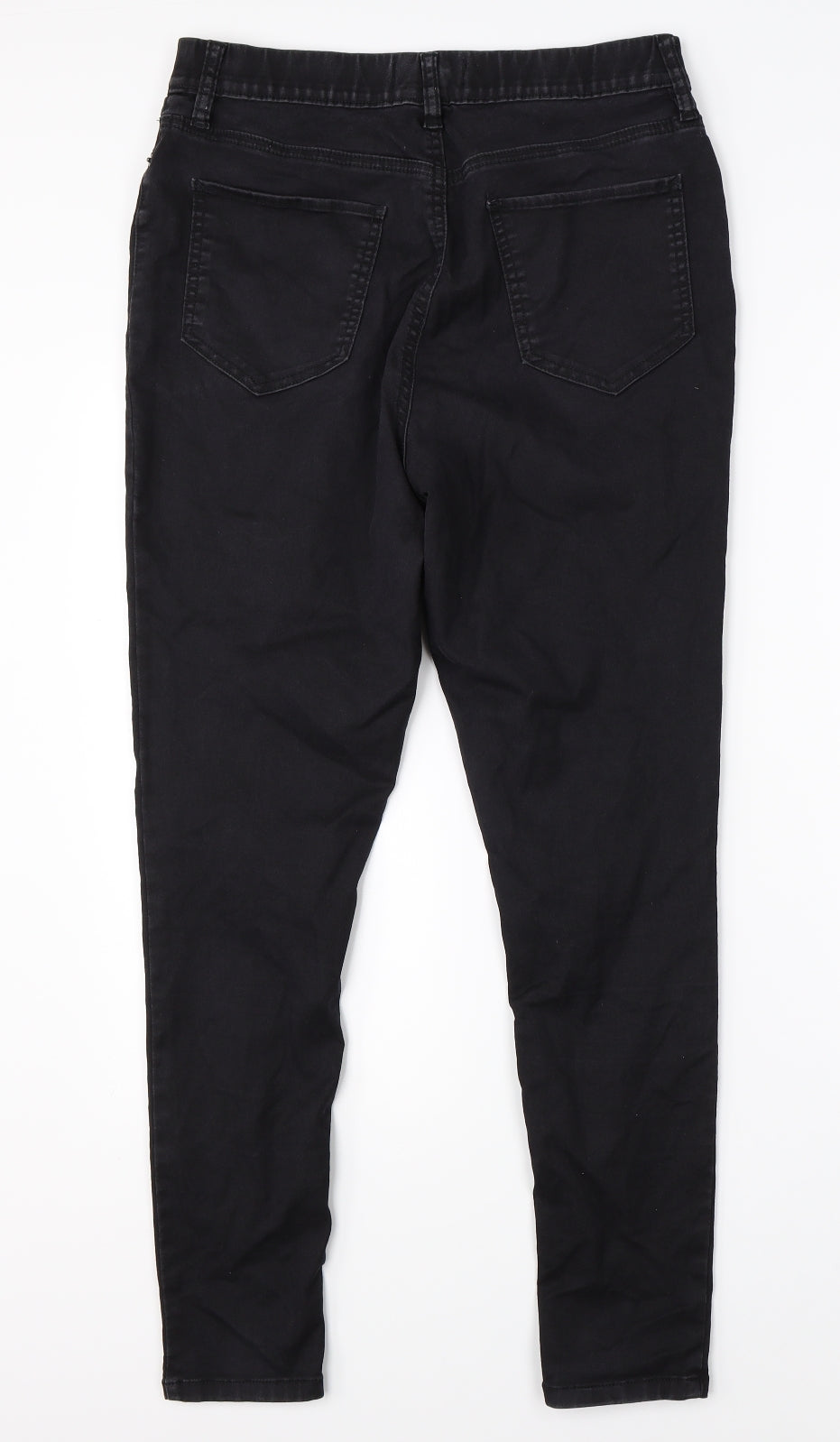 F&F Womens Black  Denim Jegging Jeans Size 14 L28 in