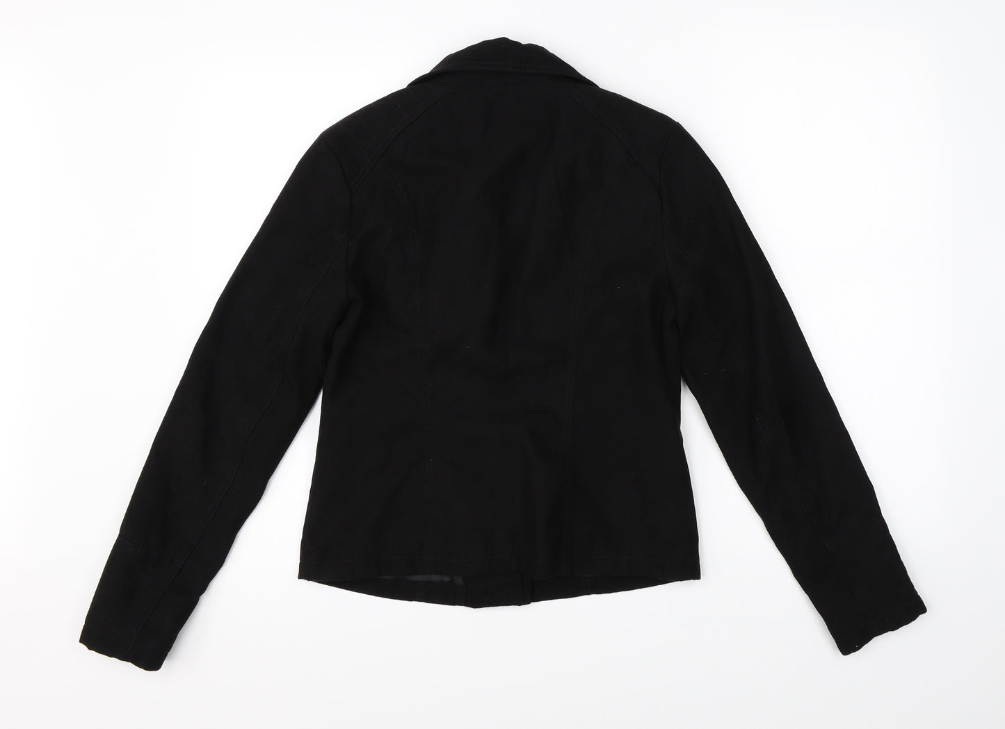 Dorothy Perkins Womens Black   Biker Jacket Size 10