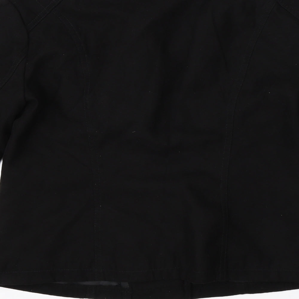 Dorothy Perkins Womens Black   Biker Jacket Size 10