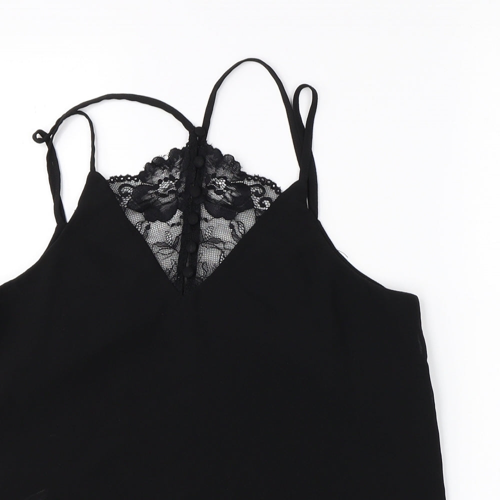 New Look Womens Black   Basic Blouse Size 8