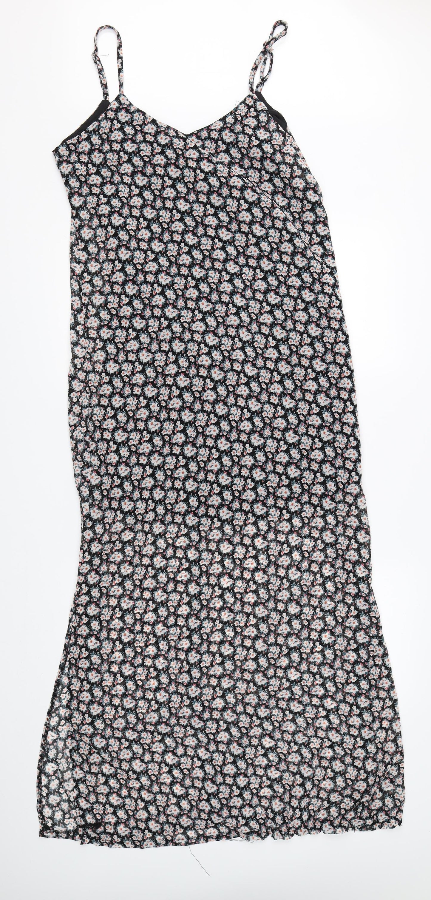 Boohoo Womens Beige Floral  Shift  Size 10