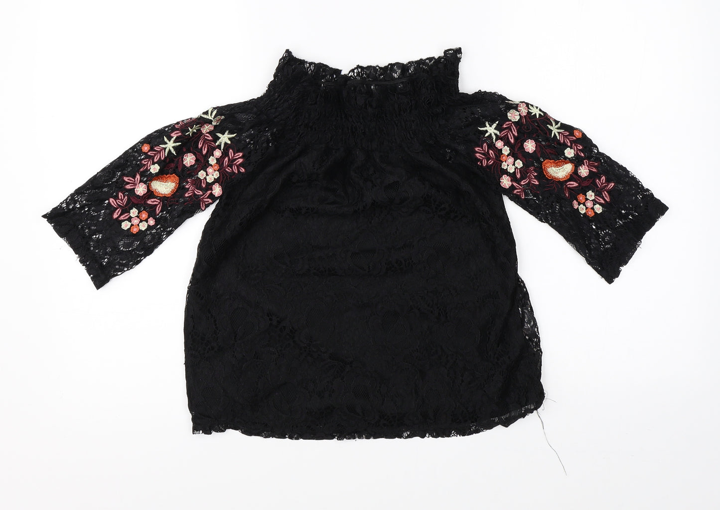 New Look Womens Black   Basic Blouse Size 8