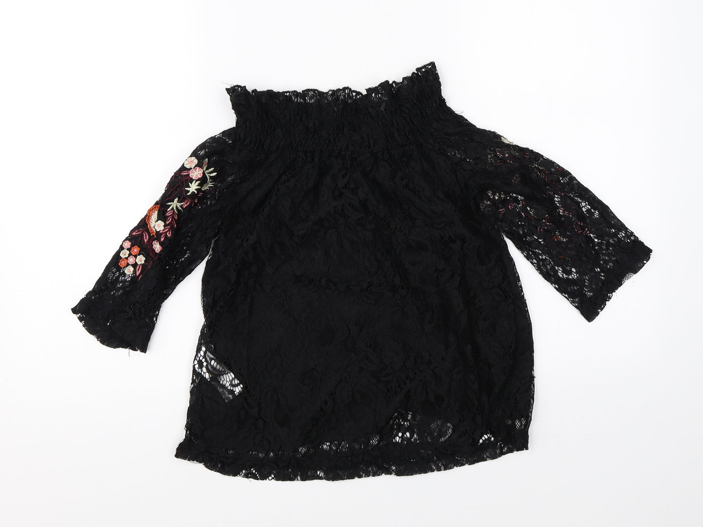 New Look Womens Black   Basic Blouse Size 8