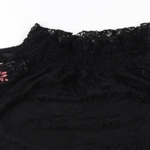 New Look Womens Black   Basic Blouse Size 8
