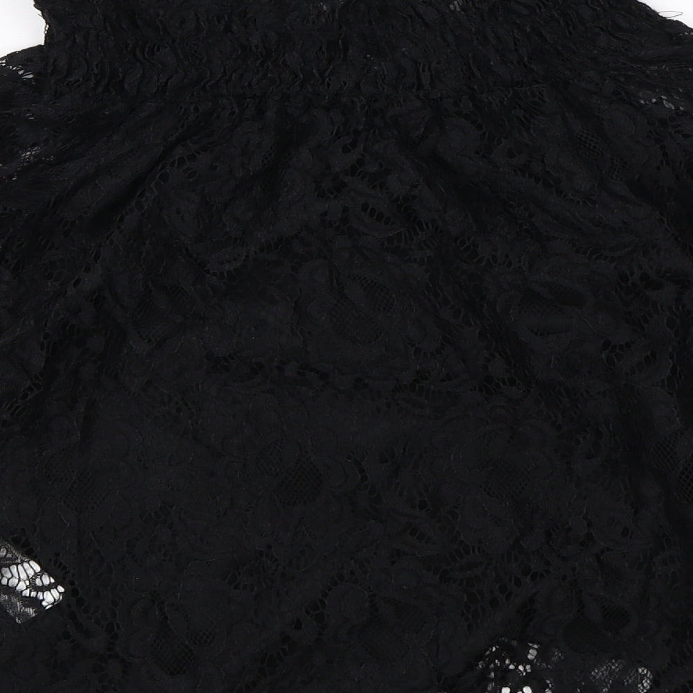 New Look Womens Black   Basic Blouse Size 8
