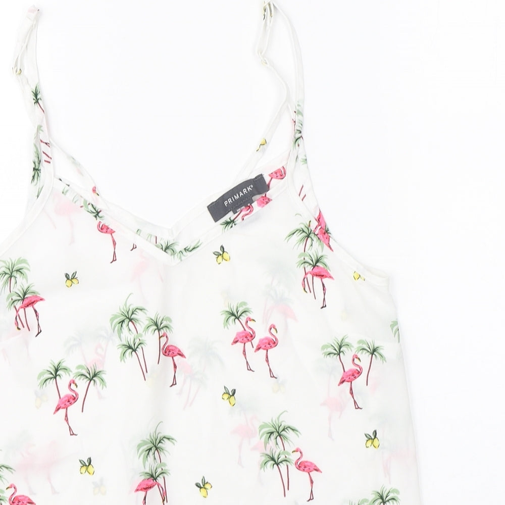 Primark Womens White   Basic Blouse Size 8