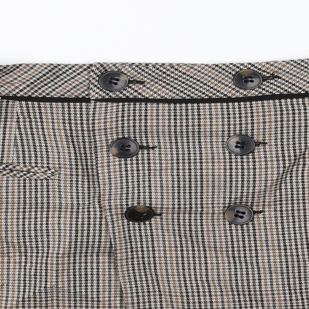 Zara Womens Brown   A-Line Skirt Size L