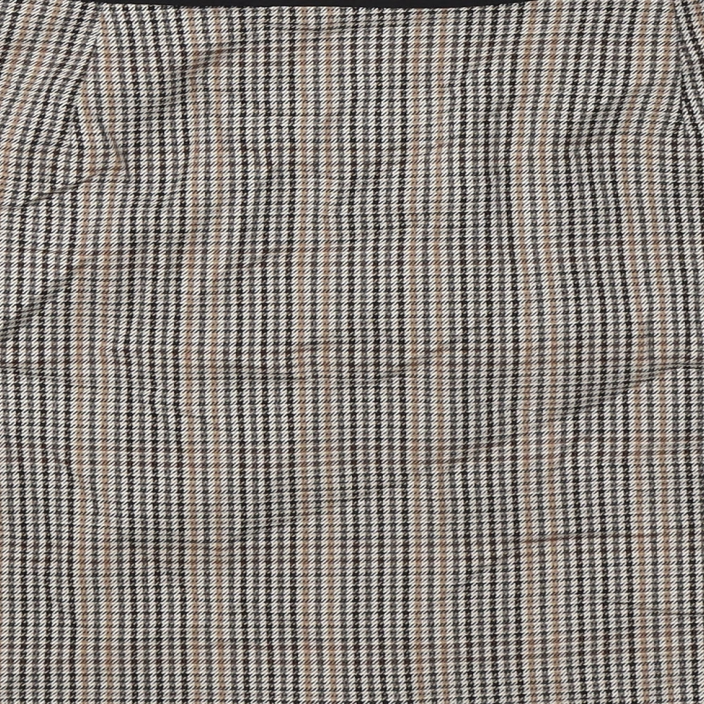 Zara Womens Brown   A-Line Skirt Size L